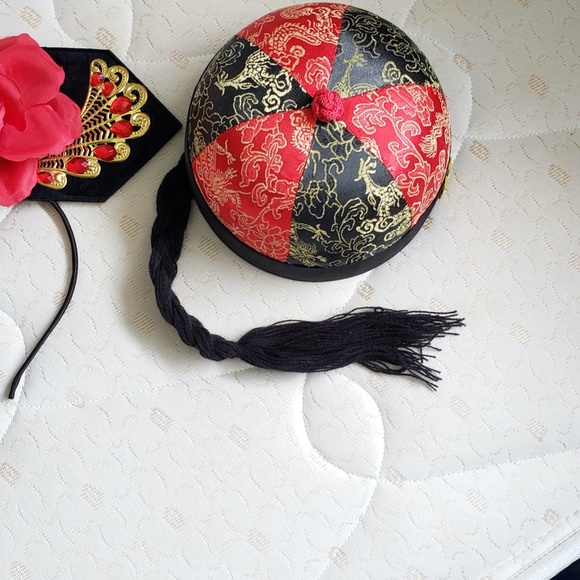 x2 Halloween Asian Headbands Asian Wedding Photo Booth Props Halloween Costumes - Picture 8 of 9